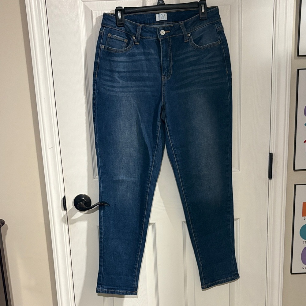 Time and Tru Women's Dark Blue Skinny Jeans